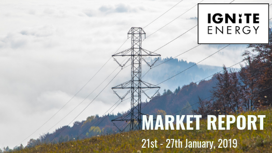 Market report 21st January 2019