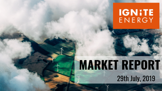 Ignite Energy Market report 29th July 2019