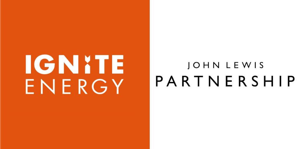 Ignite Energy and John Lewis Partnership logos